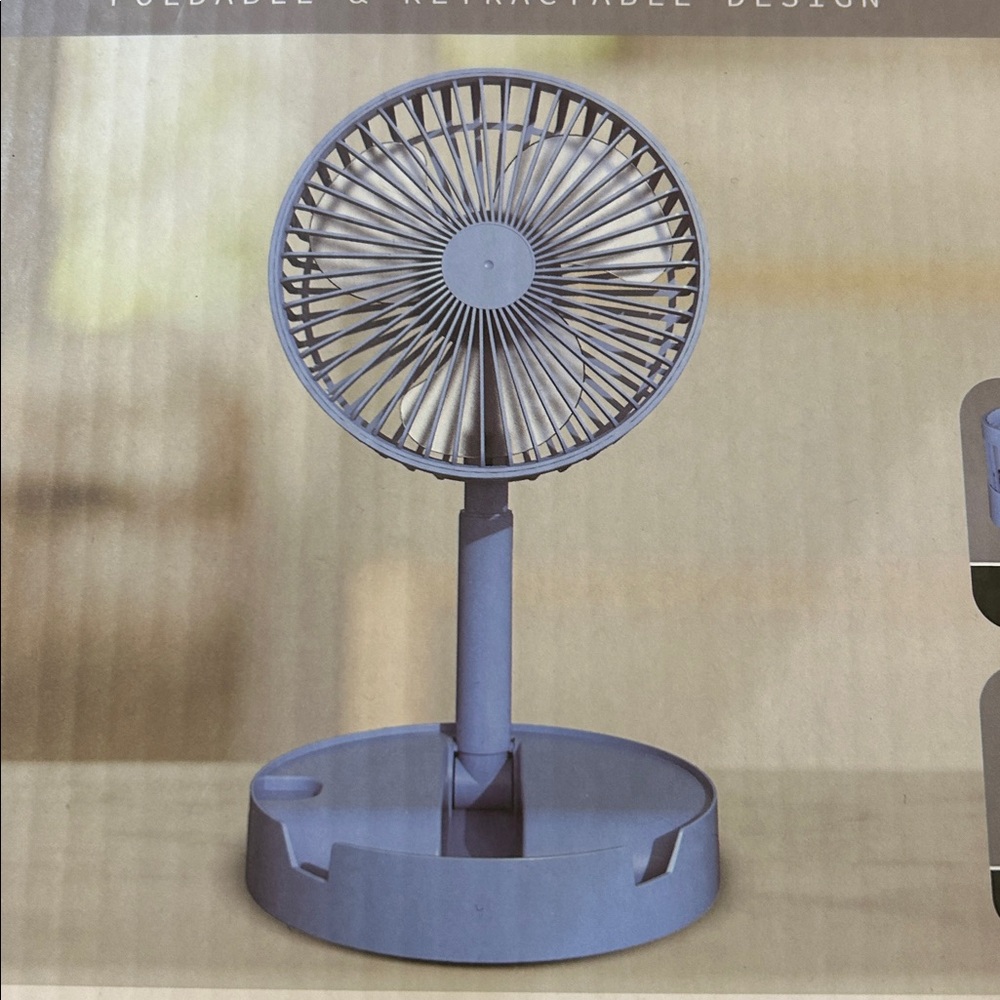 Portable Desktop Fan with Foldable Design - Picture 2 of 13